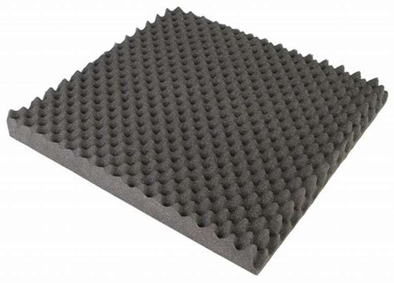 Convoluted Mattress Topper- Grey
