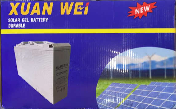 12V 100AH Durable Solar Gel Battery Slimline - Xuan Wei