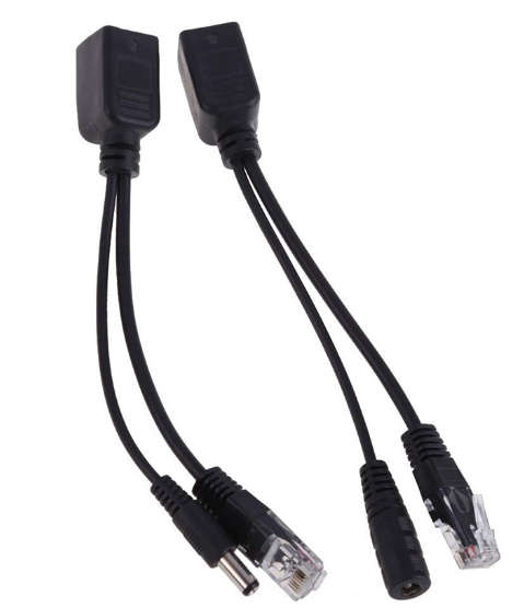 Rappid RJ45 Power Over Ethernet POE Adapter Injector & Splitter Cable