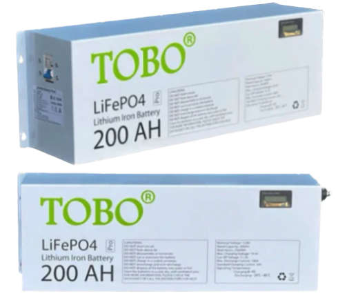 2.56kWh 200AH 12V TOBO Lithium Battery LIFEP04