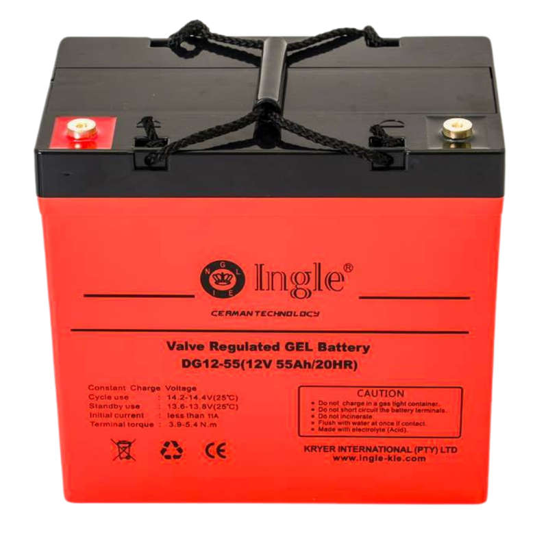 2 x 55AH 12v Ingle GFM Deep Cycle Battery DG12-55