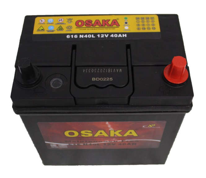 616 N40L 12V40AH Osaka Car Battery
