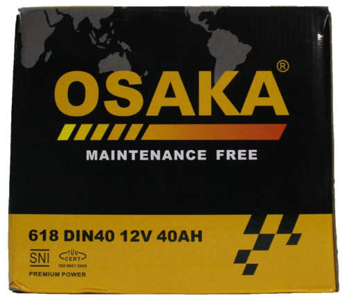 618 DIN40 12V40AH Osaka Car Battery