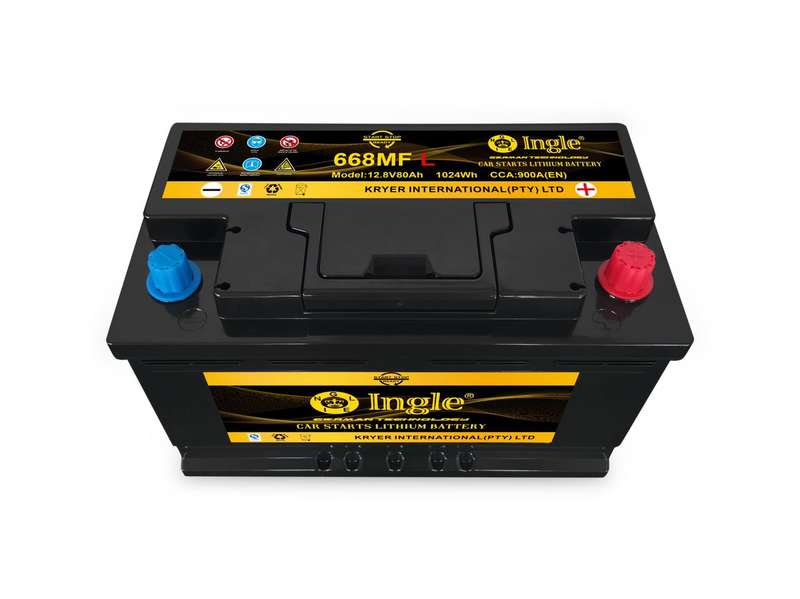 Ingle 668MFL 12v 80ah Lithium Car Battery