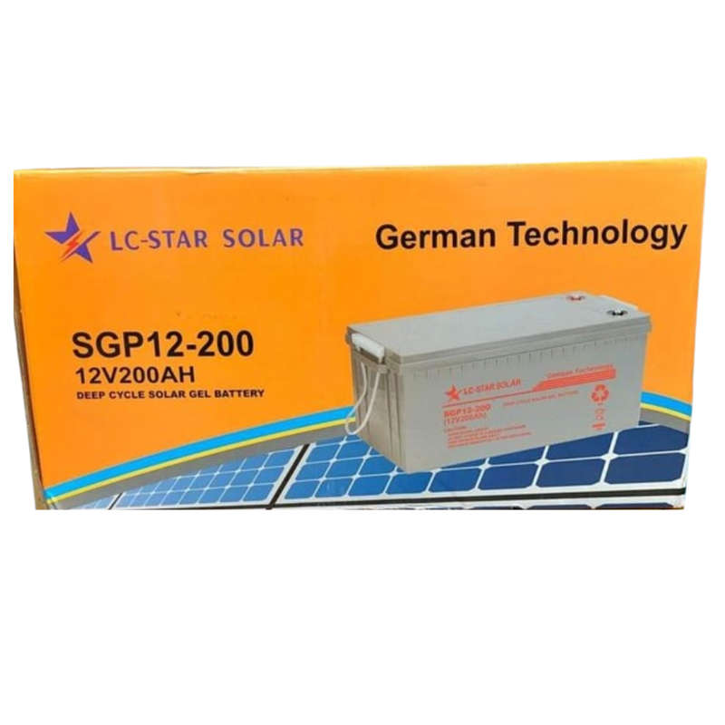12V 200AH Deep Cycle Gel Battery - LC Star Solar
