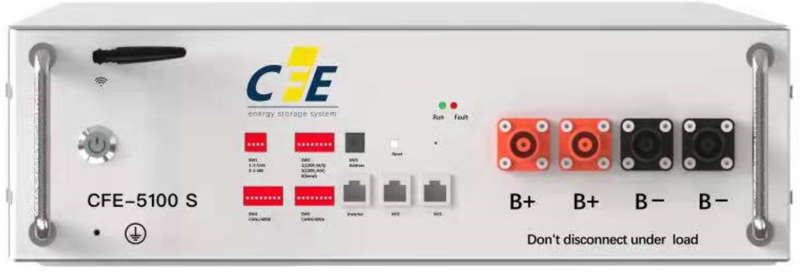 Lithium Ion Battery 5.12Kwh 51.2V 100AH - CFE-5100S