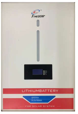 FIVESTAR 51.2V 150AH 7.68KWH LITHIUM BATTERY - LIFEPO4