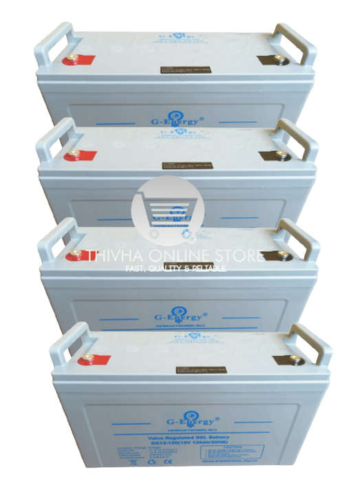 4 x 12V 120ah GEL Battery - G-Energy (4PCS -48V)