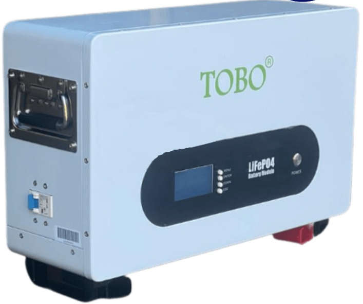 25.6V 2.56kWh 100AH Lithium ion Battery LifeP04 Battery Pack - TOBO