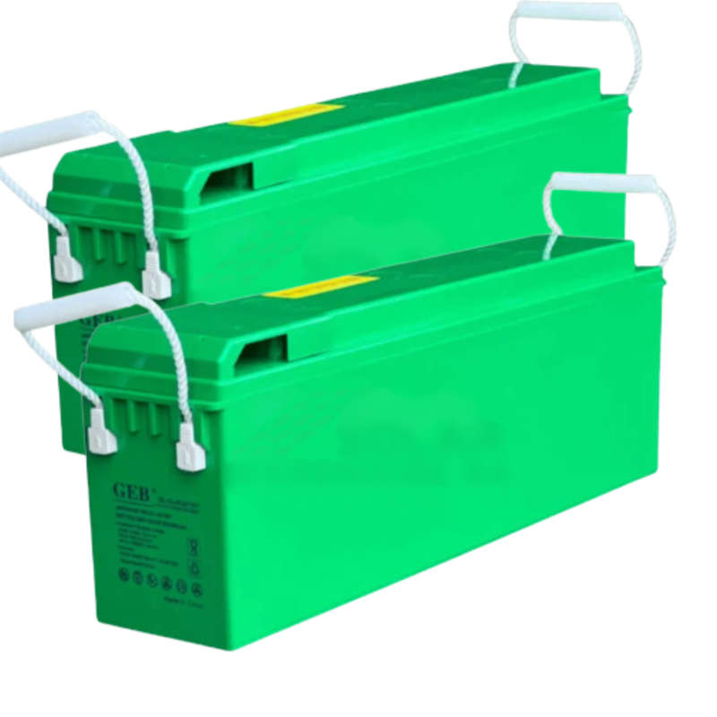 GEB deep cycle 12v 100ah gel slimline battery - 2 pcs