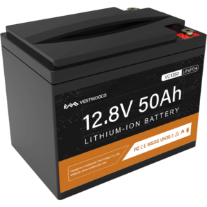 VC1250 Vestwoods LiFePO4 Rechargeable Battery 12.8V 50A
