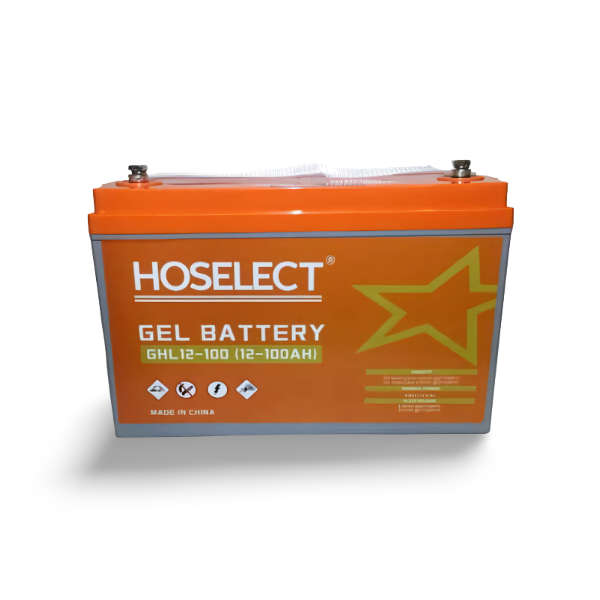 12V 100ah Gel Battery - HOSELECT