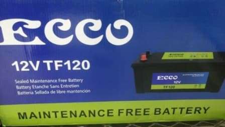 12V 120ah Deep Cycle Solar Battery - ECCO TF120