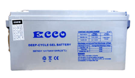ECCO 12V70AH Deep Cycle Gel Battery