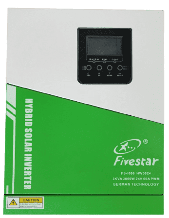 Hybrid Inverter 24V 3KVa / 3000W PWM - FIvestar