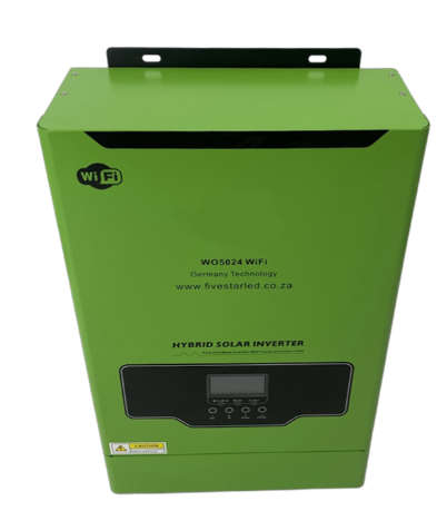 24V MPPT 5KVA Pure Sinewave 120A Hybrid Inverter - FIVESTAR
