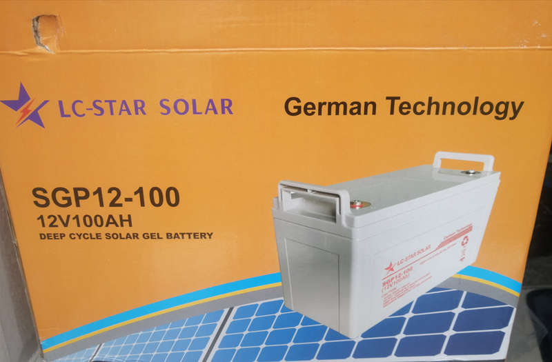 12V 100AH Deep Cycle Gel Battery - LC Star Solar (Block)
