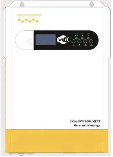 FiveStar 8KVA 48v Pure Sine Hybrid Solar MPPT 100A Parallel Inverter Plus WiFi Dongle