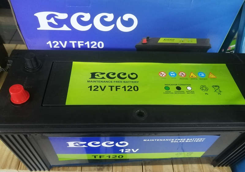 12V 120ah Deep Cycle Solar Battery - ECCO TF120