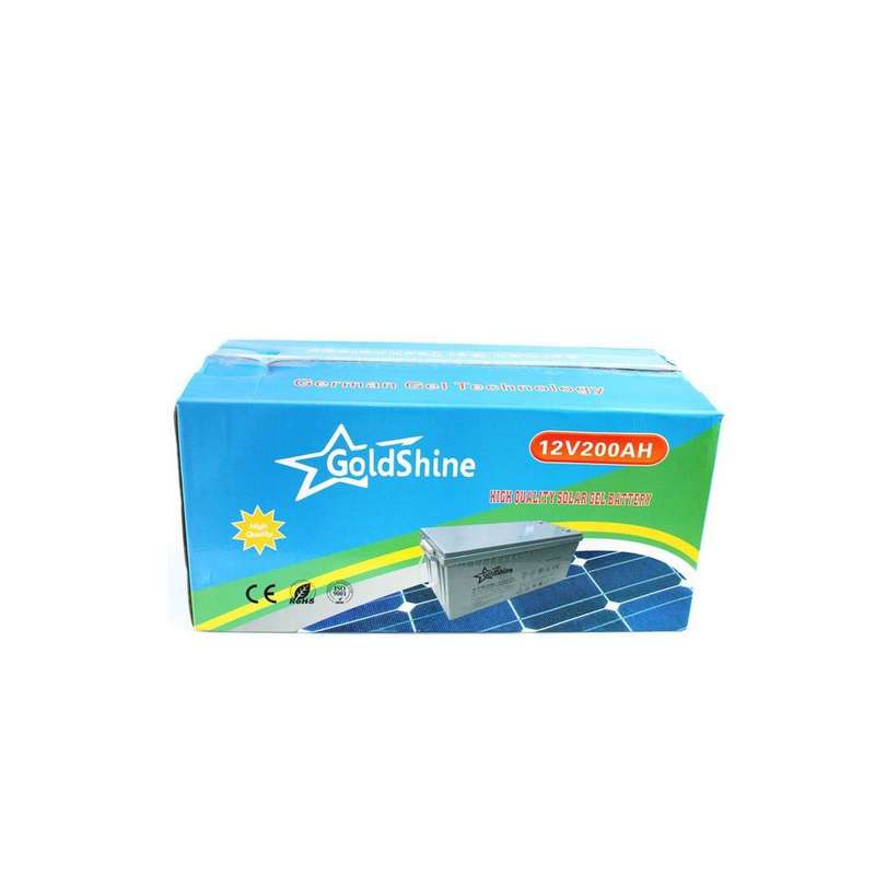 Gold Shine Solar Gel Battery 12V 200AH
