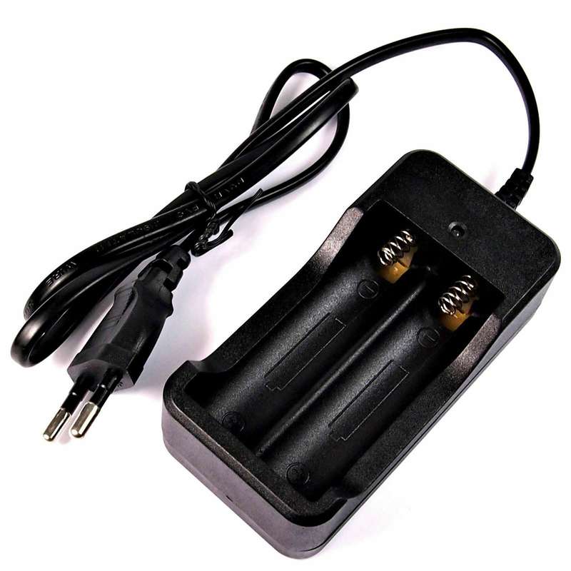 DUAL PACK 18650 RAKIETA 1200MAH 3.7V LI-ION GLOSSY GOLD BATTERIES INCL CHARGER