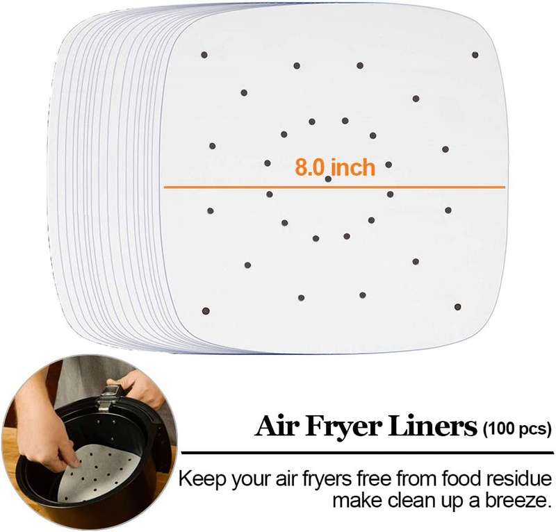 115Pcs-Set Of Square Air Fryer Accessories Suitable For Air Fryer Cosori And Other Square Air Fry...