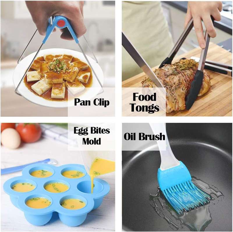 115Pcs-Set Of Square Air Fryer Accessories Suitable For Air Fryer Cosori And Other Square Air Fry...