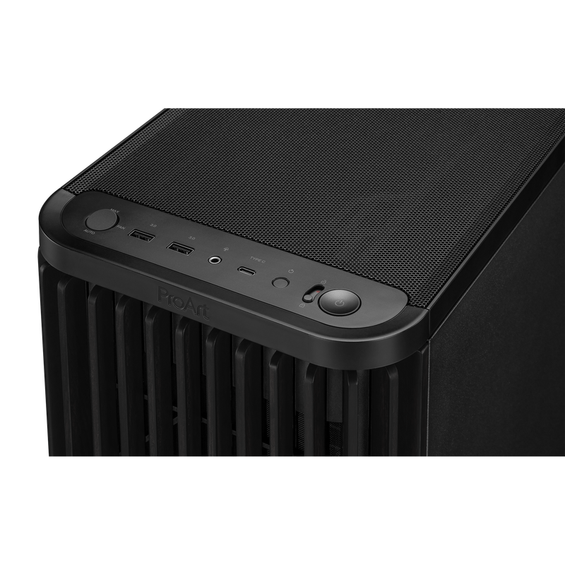 ASUS ProArt PA401 Wood Edition Chassis with Tempered Glass Panel