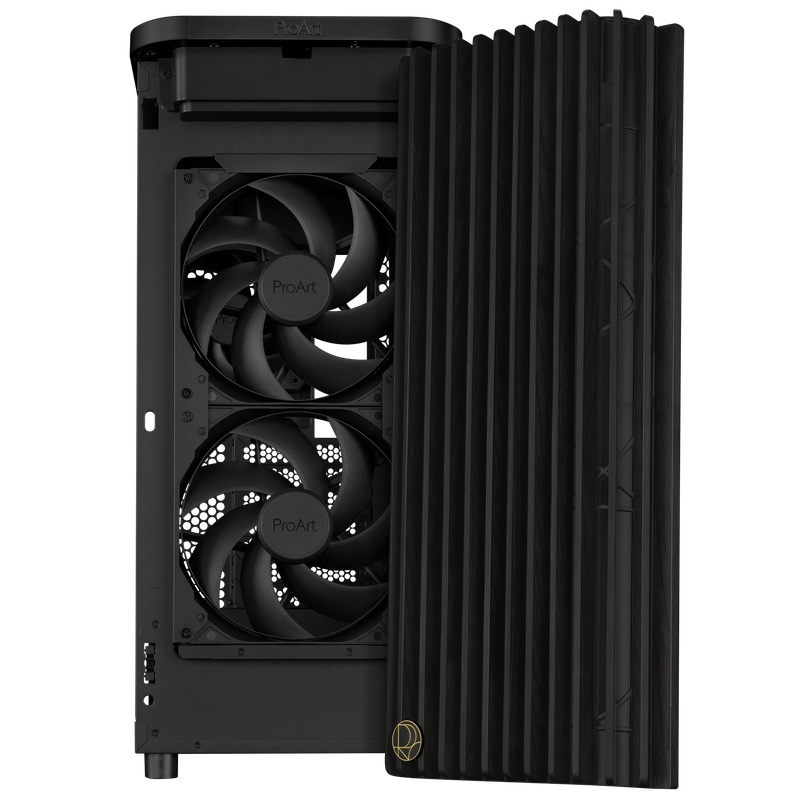 ASUS ProArt PA401 Wood Edition Chassis with Tempered Glass Panel
