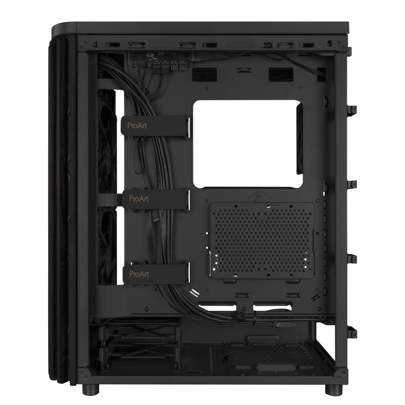 ASUS ProArt PA401 Wood Edition Chassis with Tempered Glass Panel