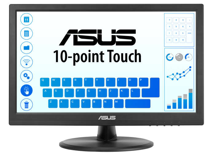 ASUS VT168HR Touch Monitor - 15.6 Inch (1366x768), 10-point Touchscreen