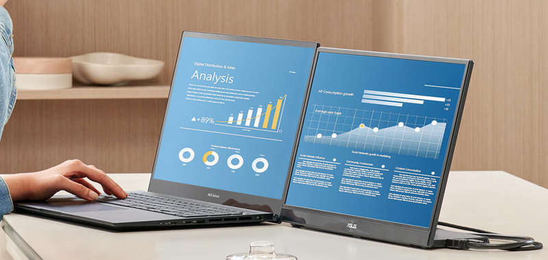 ASUS ZenScreen MB16QHG Portable Monitor  16-inch 16:10 (2560 x 1600) IPS Panel