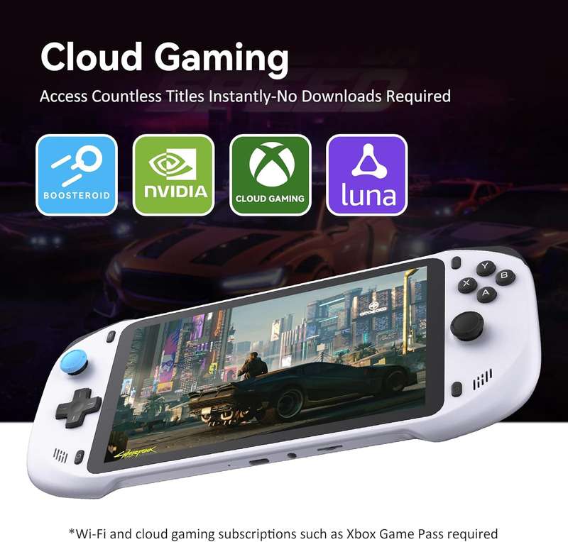 Abxylute Handheld - for Cloud Gaming and Remote Play