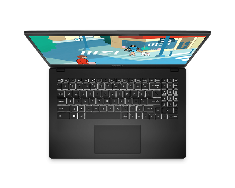 MSI Modern 15 Inch Laptop - Intel Core i7-13620H, 16GB DDR4 RAM, 512 SSD, Win 11 Home