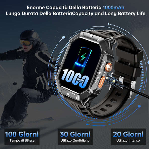 Oukitel BT80 Rugged Smartwatch