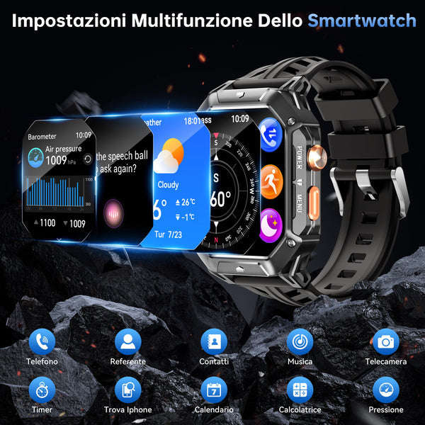 Oukitel BT80 Rugged Smartwatch