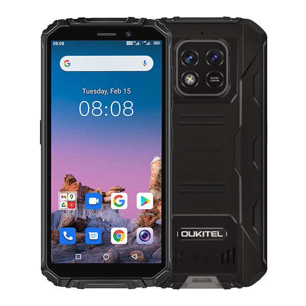 Oukitel WP18 - 4G IP68 Rugged Smartphone with 12500mAh, 5.93" Display, Android 11, Dual SIM