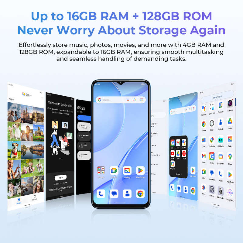Unboxed Oukitel C57s- 6.52", 4300mAh Battery, 9.4mm Slim Design, 8GB RAM  + 128GB ROM
