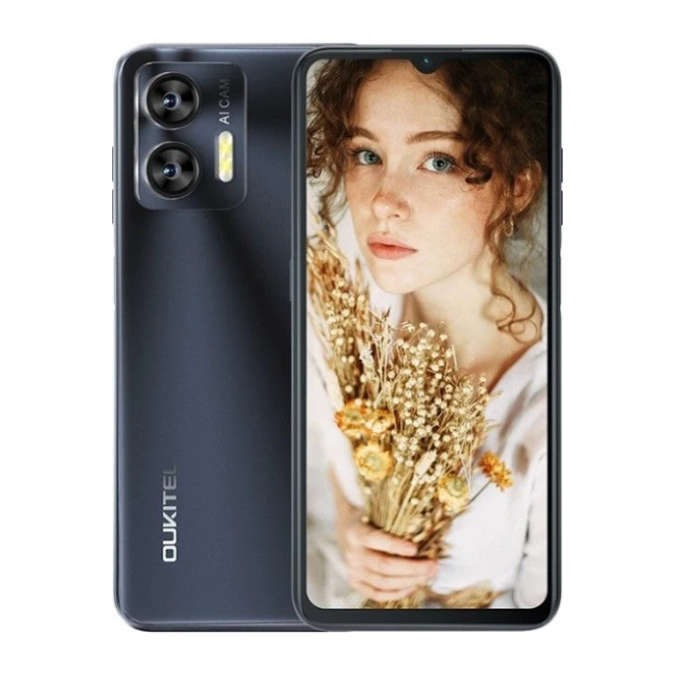Oukitel C36 - 4G Smartphone, 4GB RAM + 128GB ROM, 13MP, 5000mAh, Android 13
