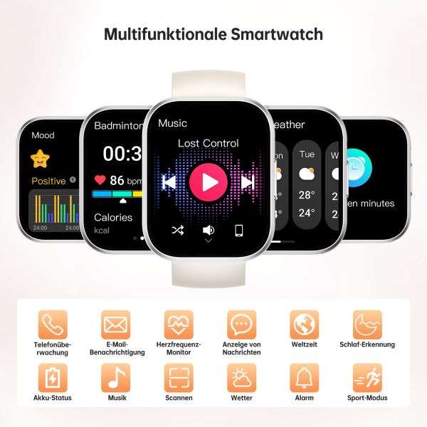 OUKITEL BT103 Durable Rugged Smartwatch