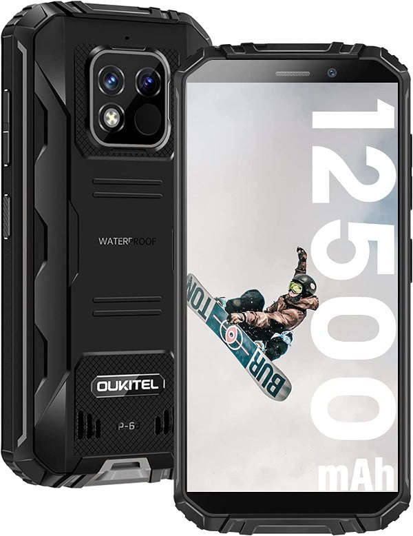 Unboxed Oukitel WP18 Pro IP68 4G Rugged Smartphone with 12500mAh, Dual SIM and NFC - Black