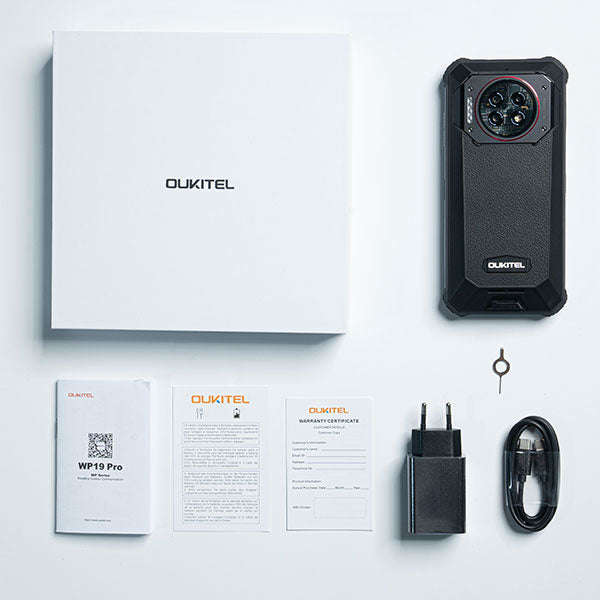 Oukitel WP19 Pro - 4G IP68/IP69K Rugged Smartphone 24GB RAM 256GB ROM 21000mAh