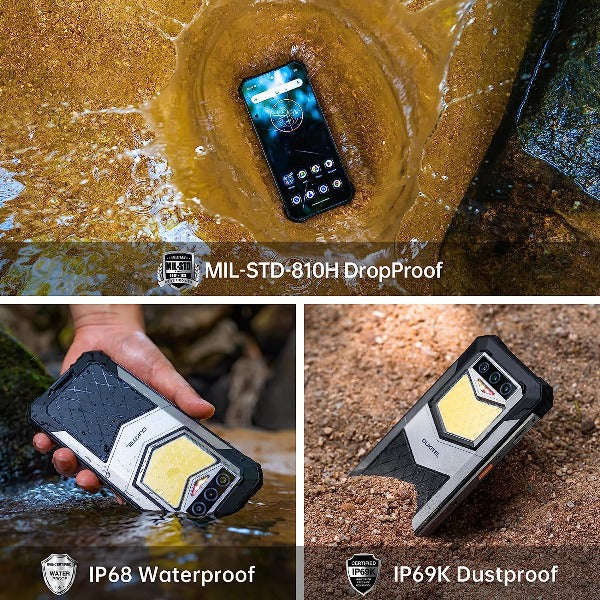 Oukitel WP26 - 4G IP68 Rugged Smartphone with 10000mAh, 48MP Camera, Android 13