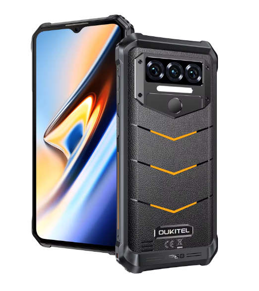 Oukitel WP38 - 4G IP68 Rugged Smartphone 10600mAh, 12GB RAM 256GB ROM, NFC