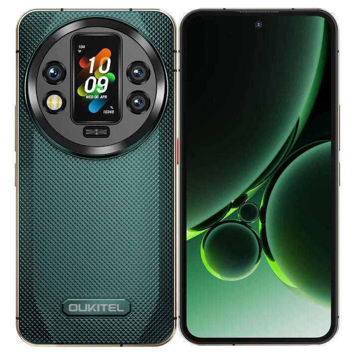 Oukitel WP200 PRO  5G Rugged Phone with 108MP, Android 15, 24GB RAM 1TB ROM, NFC, Earphone