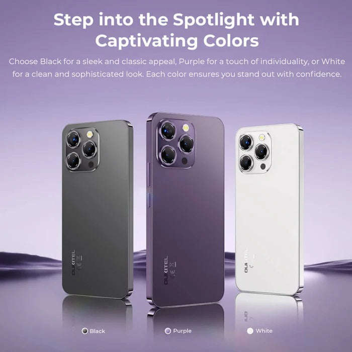 Oukitel P1  4G Smartphone with 6.7" AMOLED, 5150mAh, 8GB RAM 256GB ROM