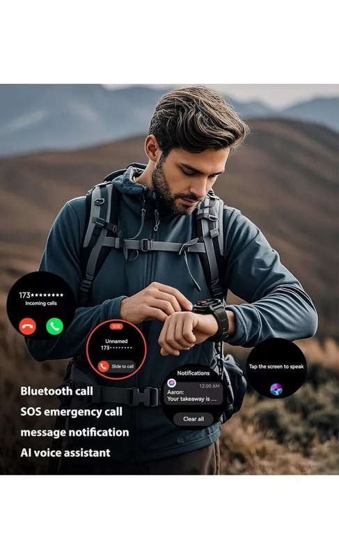 OUKITEL BT12 1.43" Military Smart Watch