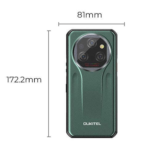 Oukitel WP39 - 5G IP68 Rugged Smartphone with 11 000mAh, 24GB RAM 256GB ROM, 64MP Camera