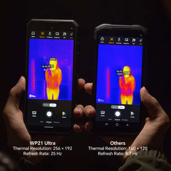 Oukitel WP21 Ultra 4G IP68/IP69K Rugged Smartphone with Thermal Imaging Camera