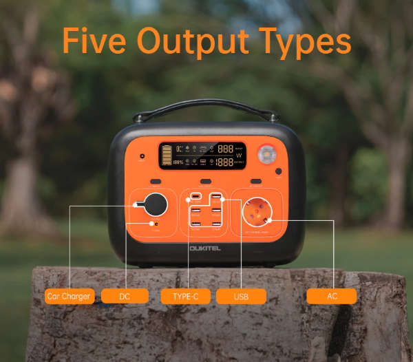 Oukitel P501 Portable Backup Power Station with 505Wh / 140400mAh (UPS)